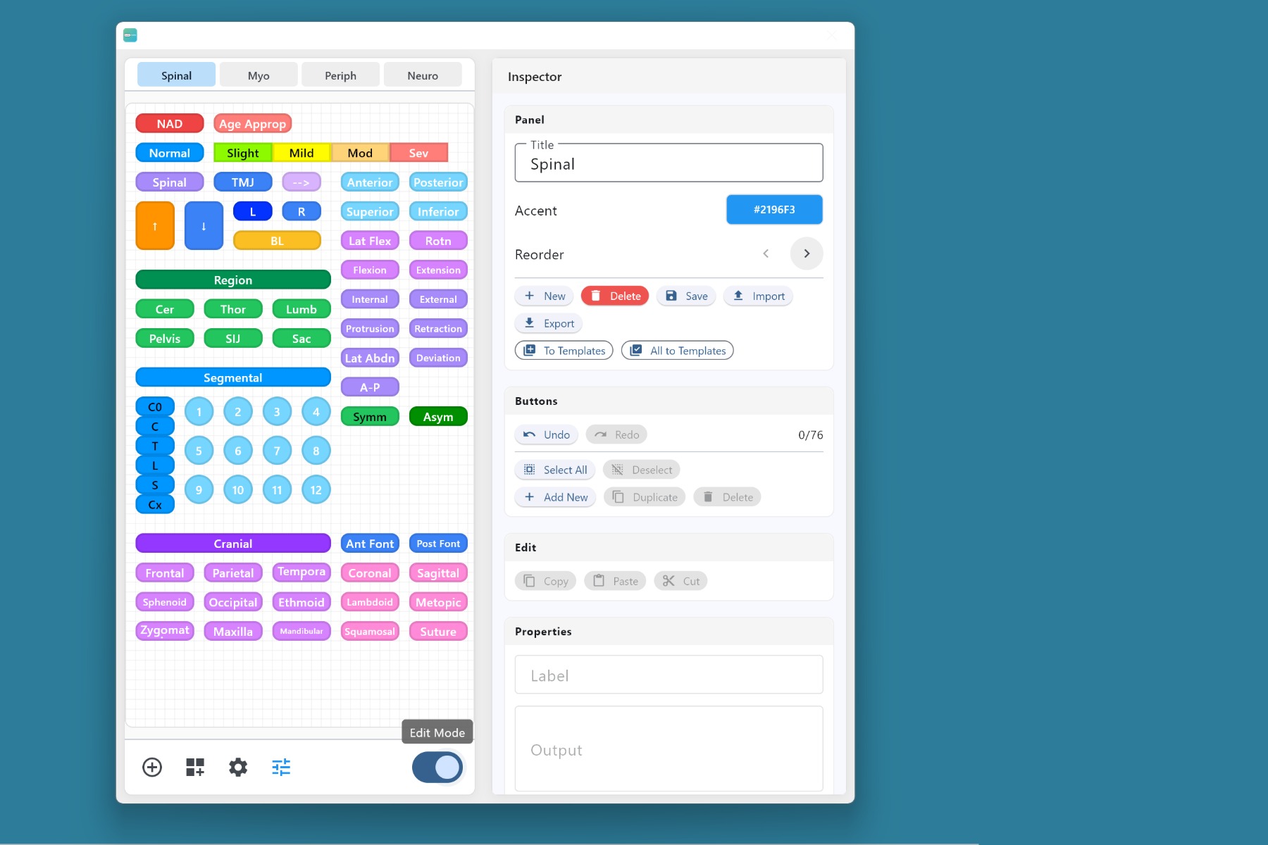 ClickNotes Main Layout Overview (Windows)