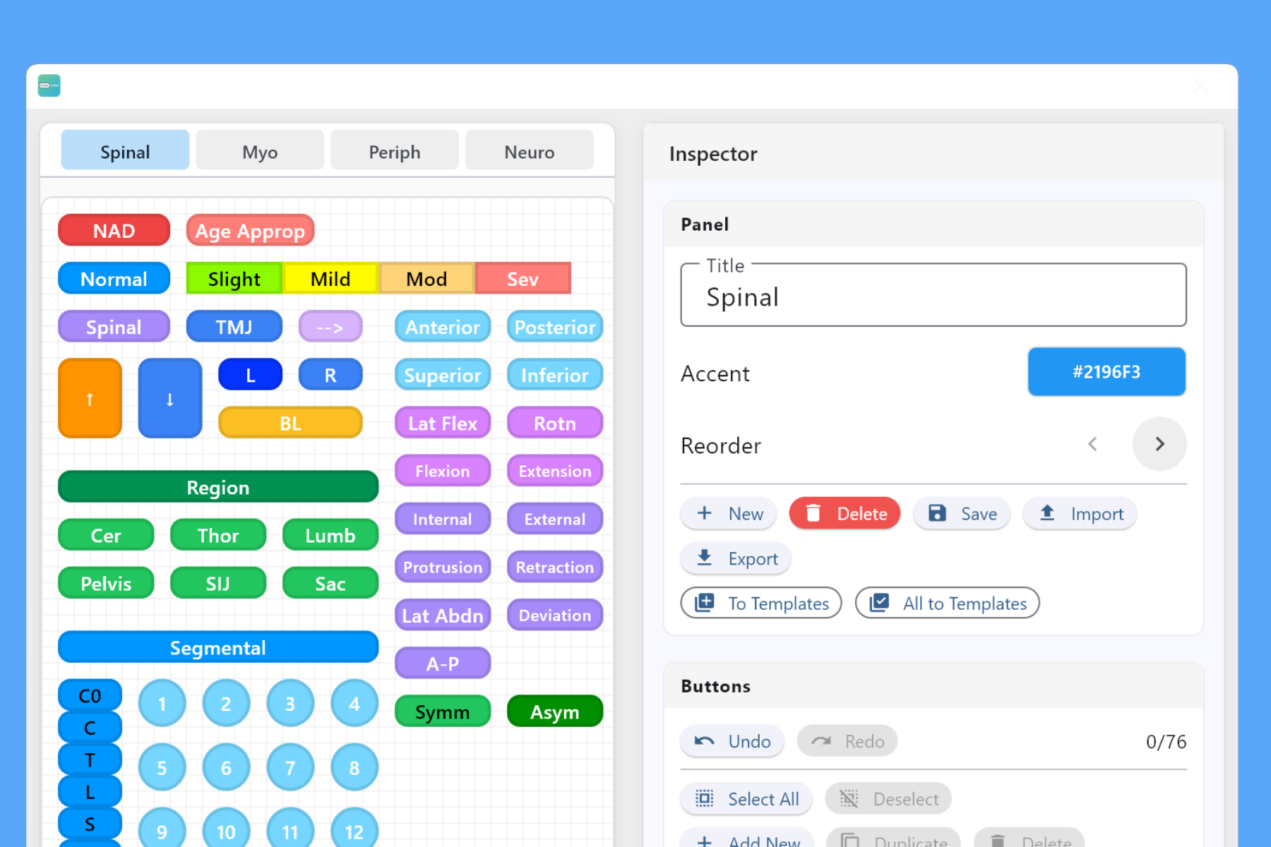ClickNotes Main Layout Overview (Windows)